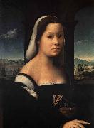Ridolfo Ghirlandaio Portrait of a Woman oil on canvas